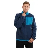 Pánska turistická mikina so zipsom FUNDANGO Haven Hybrid Jacket-486-patriot blue · záber 1