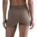Dámske tréningové kraťasy NIKE PRO W NP SCULPT DF HR 3IN SHORT-233-Brown · záber 2