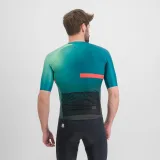 Pánsky cyklistický dres s krátkym rukávom SPORTFUL Bomber jersey, shade spruce pompelmo · záber 3
