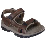 Pánske sandále SKECHERS Relaxed Fit Tresmen Hirano M brown · záber 1