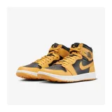 Pánska vychádzková obuv NIKE Air Jordan 1 High Golf pollen black white · záber 4