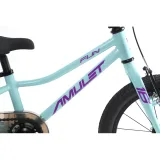 Dievčenský horský bicykel AMULET 16 Fun, celeste blue purple - Veľkosť: 16 | Hmotnosť: 7,2 kg · záber 4