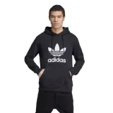 Pánska mikina s kapucňou ADIDAS ORIGINALS TREFOIL HOODY-IM4489-black white · záber 1