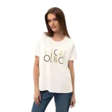 Dámske tričko s krátkym rukávom VOLCANO MADAME-101-CREAM · záber 1
