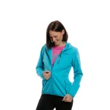 Dámska turistická bunda EVERETT LightSoftshell W blue · záber 3