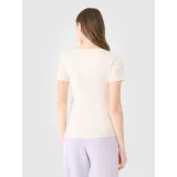 Dámske tričko s krátkym rukávom 4F TSHIRT F1990-11S-OFF WHITE · záber 3