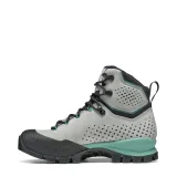 Dámska vysoká turistická celokožená obuv TECNICA Forge 2.0 GTX Ws, soft grey light petrol · záber 3
