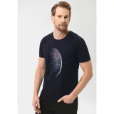Pánske tričko s krátkym rukávom VOLCANO LUNAR-600-NAVY · záber 2
