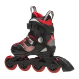 Chlapčenské kolieskové korčule FILA SKATES J-One Jr black red · záber 4