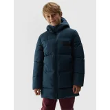 Chlapčenská bunda 4F JUNIOR DOWN JACKET-JAW23TDJAM275-31S-NAVY · záber 2