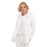 Dámska zateplená mikina so zipsom VOLCANO B-FLOFI-101-CREAM · záber 2