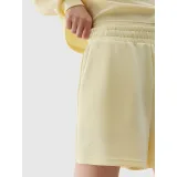 Dámske teplákové kraťasy 4F SHORTS CAS-WSS24TSHOF324-73S-LIGHT LEMON · záber 5