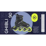 Kolieskové korčule FILA SKATES GHIBLI 90 BLACK LIME · záber 5
