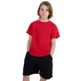 Chlapčenské tričko s krátkym rukávom 4F JUNIOR TSHIRT M2325-62S-RED · záber 1