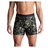 Pánske boxerky UNDER ARMOUR 3 PACK-Perf Tech Nov 6 inch-MARINE OD GREEN · záber 2