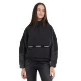 Dámska flisová mikina FUNDANGO Calypso Hybrid Pullover-890-black · záber 1