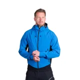 Pánska turistická softshellová bunda NORTHFINDER CIRO-282blueblack · záber 1