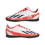 Juniorské futbalové kopačky turfy ADIDAS X Speedportal Messi.4 Jr TF cloud white core black solar red · záber 5