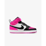 Dievčenská vychádzková obuv NIKE Court Borough Mid 2 Jr white black fierce pink · záber 2