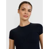 Dámske tréningové tričko s krátkym rukávom 4F TSHIRT FNK F1270-20S-DEEP BLACK · záber 5