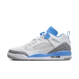 Pánska rekreačná obuv NIKE Air Jordan Spizike Low white wolf grey anthracite university blue · záber 2