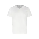 Pánske tričko s krátkym rukávom s v-výstrihom VOLCANO SLIT-100-WHITE · záber 4