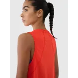 Dámske tréningové tričko bez rukávov 4F SLEEVELESS FNK-RSS25TFSLF415-62S-RED · záber 3
