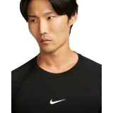 Pánske tréningové tričko s dlhým rukávom NIKE PRO DF TIGHT TOP LS-010 BLACK WHITE · záber 3