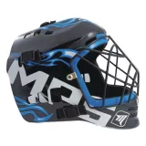 Florbalová maska MPS PRO FLAME - Black Blue · záber 1