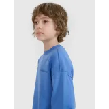 Chlapčenská mikina 4F JUNIOR SWEATSHIRT-JWSS25TSWSM1713-34S-BLUE · záber 2