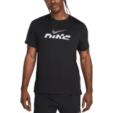 Pánske bežecké tričko s krátkym rukávom NIKE M NK DF UV MILER FLASH SS-010-Black · záber 2