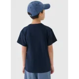 Chlapčenské tričko s krátkym rukávom 4F JUNIOR TSHIRT M2331-31S-NAVY · záber 3
