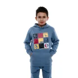 Chlapčenská mikina s kapucňou AUTHORITY H-SKATER90 B blue · záber 1