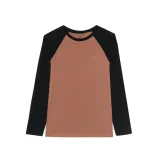 Chlapčenské tričko s dlhým rukávom 4F JUNIOR LONGSLEEVE-JWAW24TLONM293-65S-PALE CORAL · záber 5