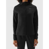 Dámska zateplená tréningová mikina so zipsom 4F SWEATSHIRT FNK-WAW24TFSWF406-20S-DEEP BLACK · záber 5