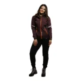 Dámska turistická softshellová bunda NORTHFINDER DONNA-481-plum · záber 2