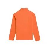 Chlapčenská lyžiarska flisová mikina 4F JUNIOR FLEECE UNDERWEAR-JAW23UFLEM019-70S-ORANGE · záber 5