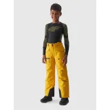 Chlapčenské lyžiarske nohavice 4F JUNIOR TROUSERS FNK-JAW23TFTRM360-71S-YELLOW · záber 5