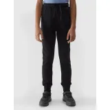 Dievčenské tepláky 4F JUNIOR TROUSERS-4FJWSS24TTROF587-20S-DEEP BLACK · záber 3