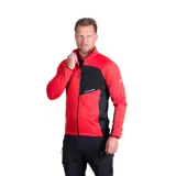Pánska turistická mikina so zipsom NORTHFINDER PRIMO-361redblack · záber 1