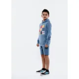 Chlapčenská mikina s kapucňou AUTHORITY H-SKATER90 B blue · záber 4
