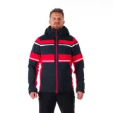 Pánska lyžiarska bunda NORTHFINDER BERNARD-277-blackred · záber 1