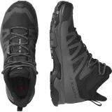 Pánska členková turistická obuv SALOMON X Ultra 4 M Mid GTX black magnet pearl blue · záber 4