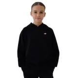 Dievčenská mikina s kapucňou 4F JUNIOR SWEATSHIRT F1478-20S-DEEP BLACK · záber 1