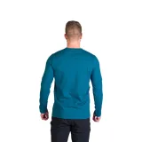 Pánske turistické tričko s dlhým rukávom NORTHFINDER CLAIR-526inkblue · záber 4