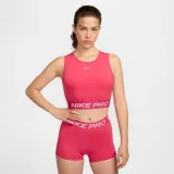 Dámske tréningové tričko s krátkym rukávom NIKE PRO DF 365 CROP TANK-629 ASTER PINK WHITE · záber 2