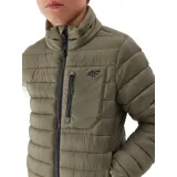 Chlapčenská bunda 4F JUNIOR DOWN JACKET-JAW23TDJAM220-44S-OLIVE · záber 3