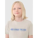 Chlapčenské tričko s krátkym rukávom 4F JUNIOR TSHIRT M2186-12S-CREME · záber 2
