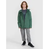 Chlapčenská nepremokavá bunda 4F JUNIOR JACKET-JWSS25TJACU213-41S-GREEN · záber 5