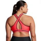 Dámska tréningová športová podprsenka UNDER ARMOUR Crossback Mid Bra-RED · záber 4